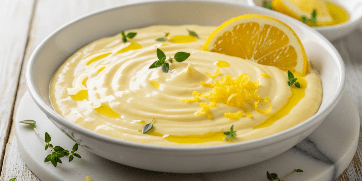 Mayonnaise au citron sans moutarde