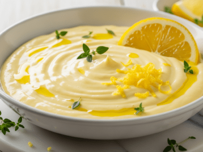 Mayonnaise au citron sans moutarde