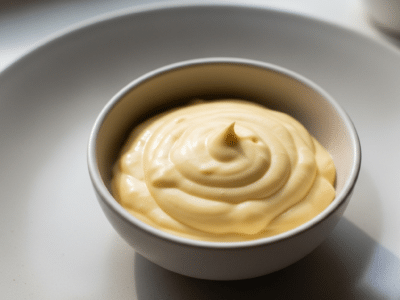 Mayonnaise sans huile et sans moutarde