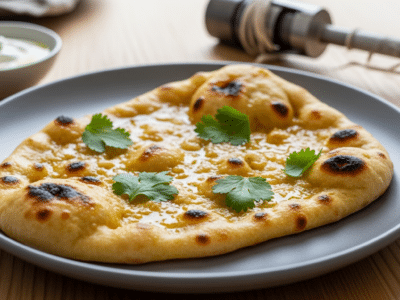 Naan sans FODMAP – Pain indien moelleux adapté aux intolérants