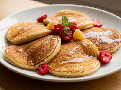 Pancakes sans FODMAP légers et moelleux