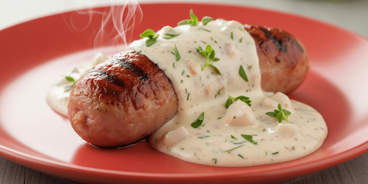 Sauce crémeuse pour andouillette sans moutarde