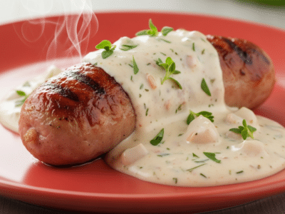Sauce crémeuse pour andouillette sans moutarde