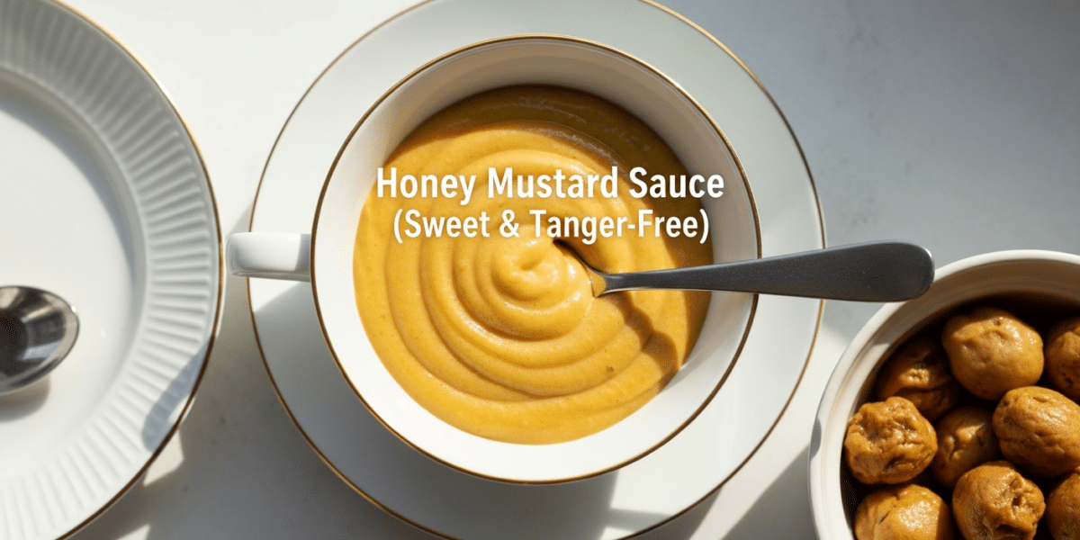 Sauce Moutarde Miel Sans Crème, Une Sauce Douce et Relevée