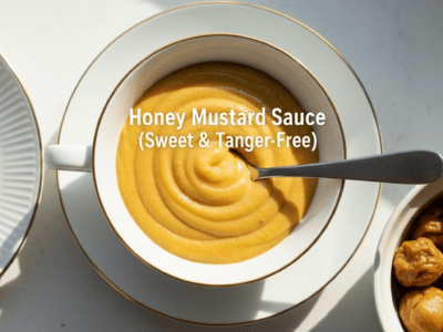 Sauce Moutarde Miel Sans Crème, Une Sauce Douce et Relevée