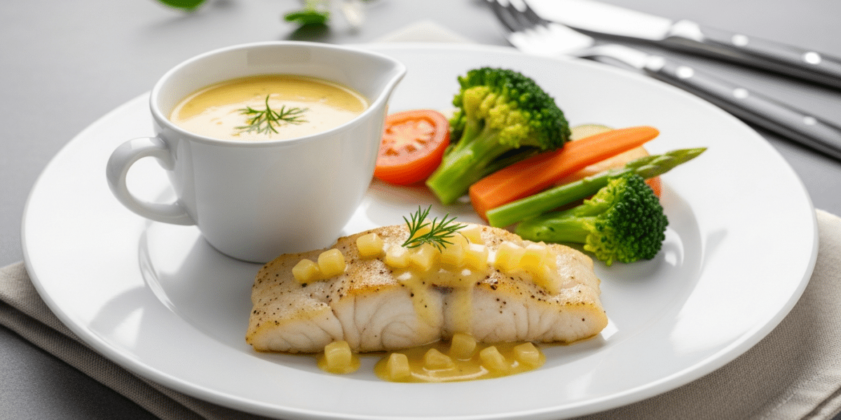 Sauce moutarde pour poisson sans crème fraîche