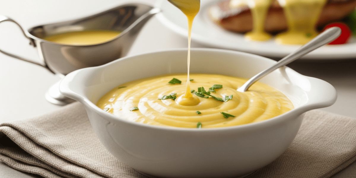 Sauce Moutarde Sans Échalote – Sauce Crémeuse et Savoureuse