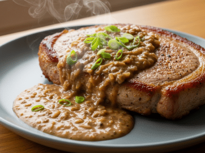 Sauce savoureuse pour côte de porc sans moutarde
