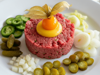 Steak Tartare Sans Moutarde – Recette Classique et Savoureuse