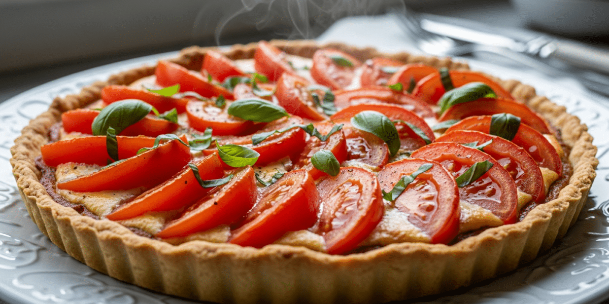 Tarte à la tomate sans FODMAP délicieuse et équilibrée