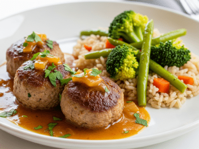 Boulettes de bœuf sans FODMAP