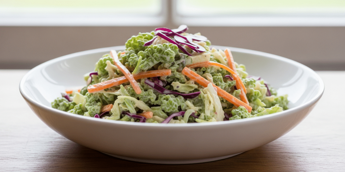 Coleslaw sans FODMAP – Salade de chou crémeuse et légère