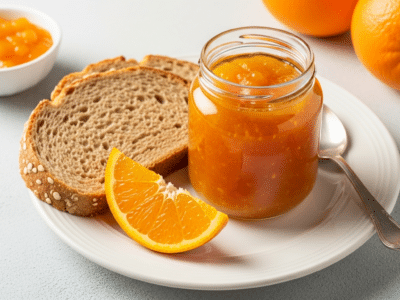 Confiture d&rsquo;orange sans FODMAP