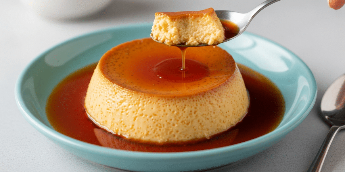 Crème caramel sans FODMAP