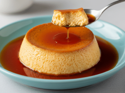 Crème caramel sans FODMAP
