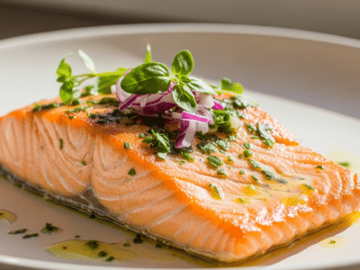 Filet de saumon rôti sans FODMAP