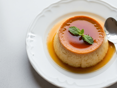Flan pâtissier sans FODMAP