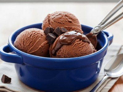 Glace au chocolat sans FODMAP