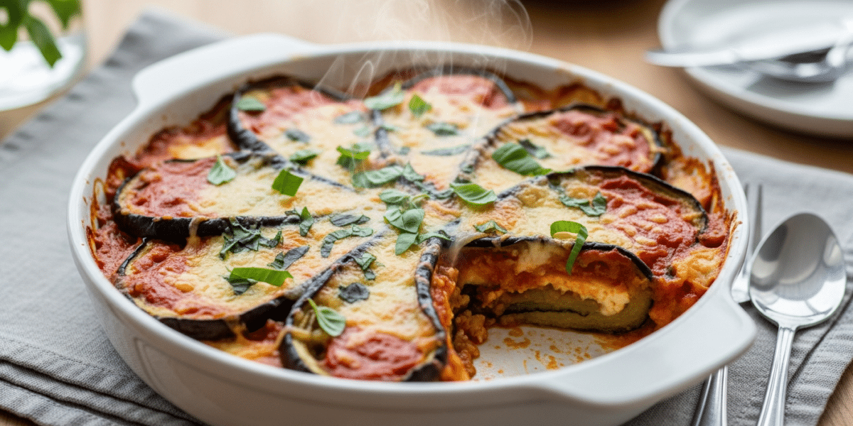 Gratin d&rsquo;aubergines sans FODMAP