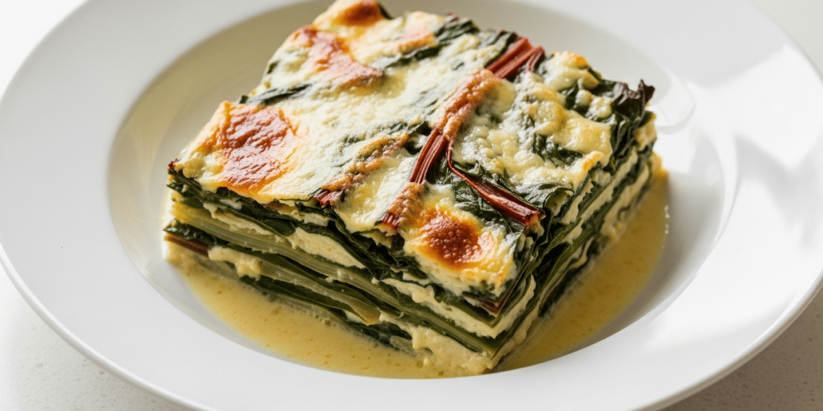 Gratin de blettes sans FODMAP