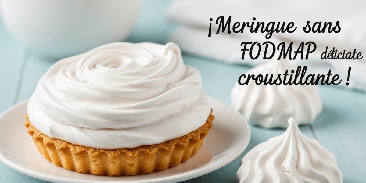 Meringue sans FODMAP délicate et croustillante
