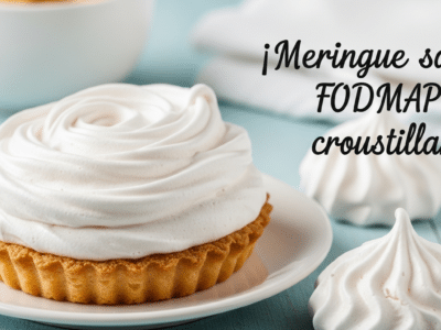 Meringue sans FODMAP délicate et croustillante