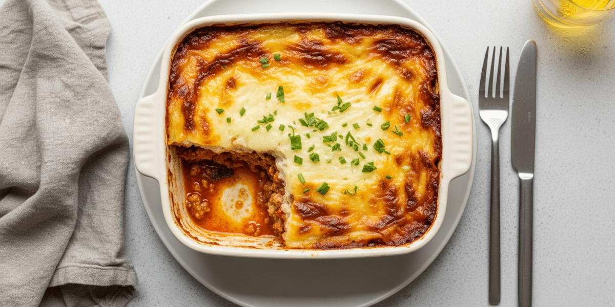 Moussaka sans FODMAP – Recette allégée et savoureuse