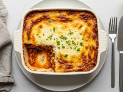 Moussaka sans FODMAP – Recette allégée et savoureuse