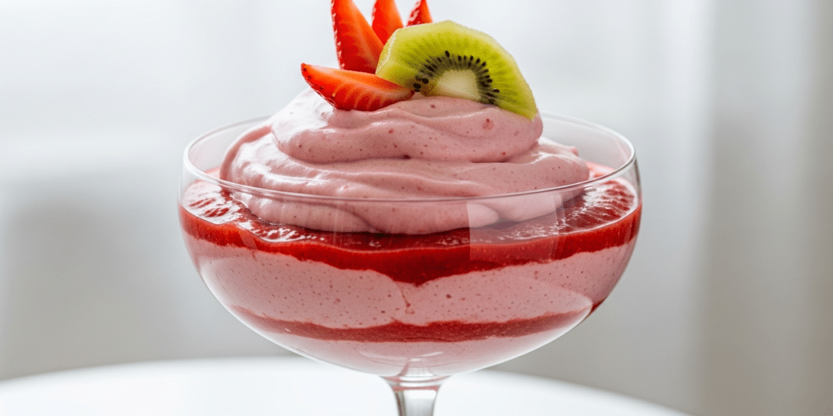 Mousse aux fruits sans FODMAP légère et savoureuse