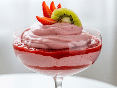 Mousse aux fruits sans FODMAP légère et savoureuse