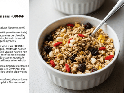 Muesli maison sans FODMAP