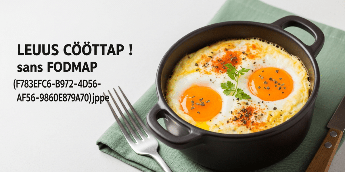 Oeufs cocotte sans FODMAP – Recette légère et savoureuse