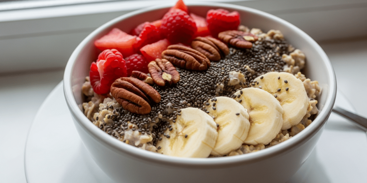 Overnight Oats sans FODMAP – Porridge froid rapide et savoureux