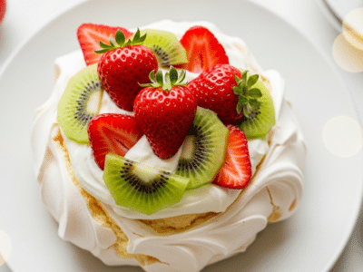 Pavlova sans FODMAP – Dessert léger et fruité sans fermentescibles