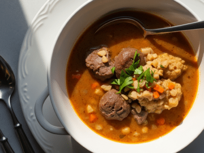 Pot-au-feu traditionnel sans gluten et sans moutarde