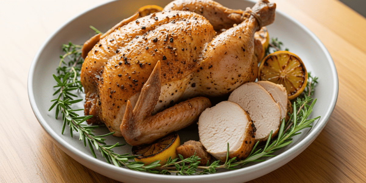 Poulet rôti sans FODMAP, épicé et savoureux