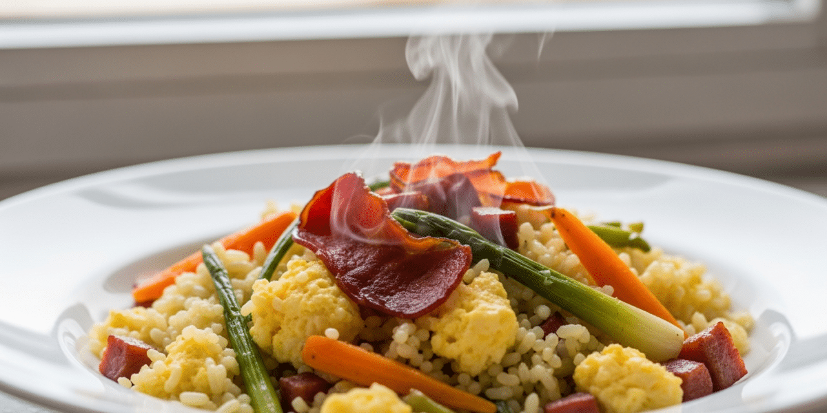 Riz cantonais sans FODMAP