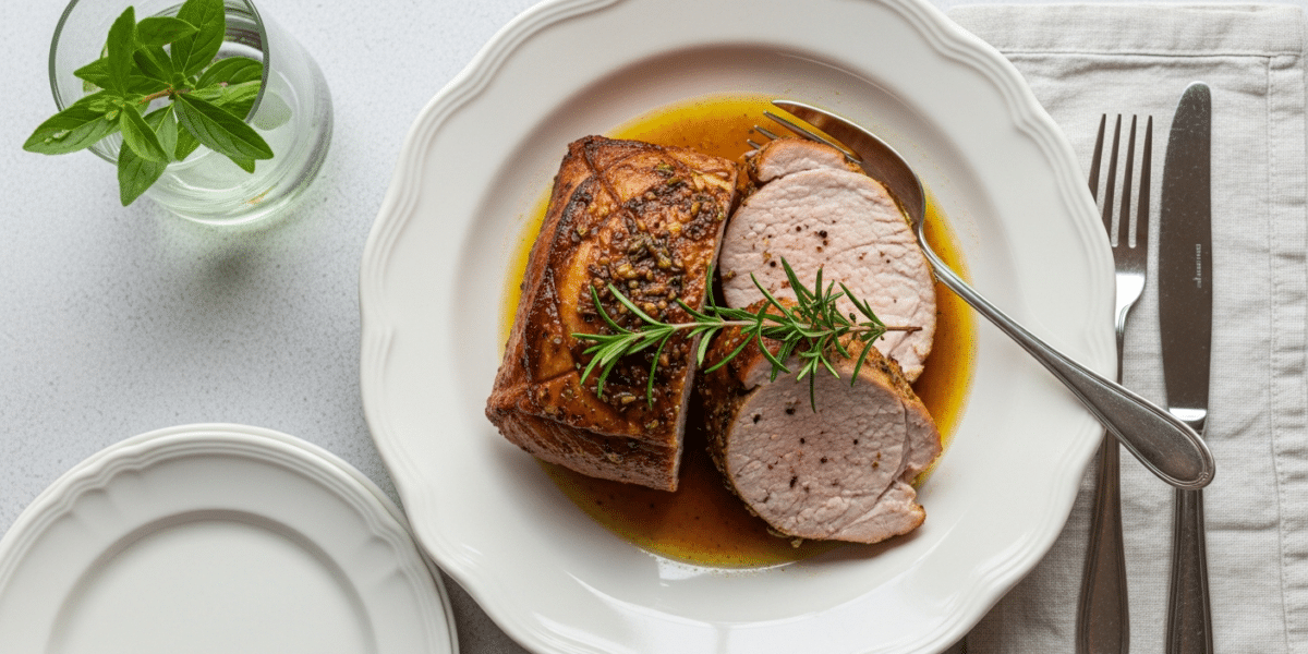 Rôti de porc à la provençale sans FODMAP