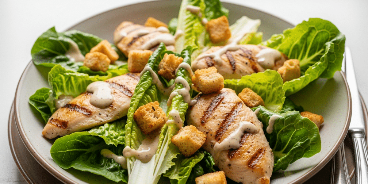 Salade César sans FODMAP