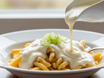 Sauce blanche sans FODMAP légère et savoureuse