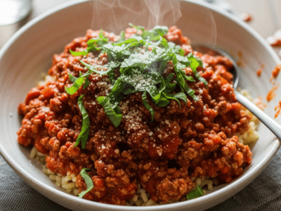 Sauce Bolognaise Sans FODMAP