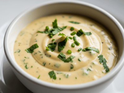 Sauce moutarde sans FODMAP au lait de coco