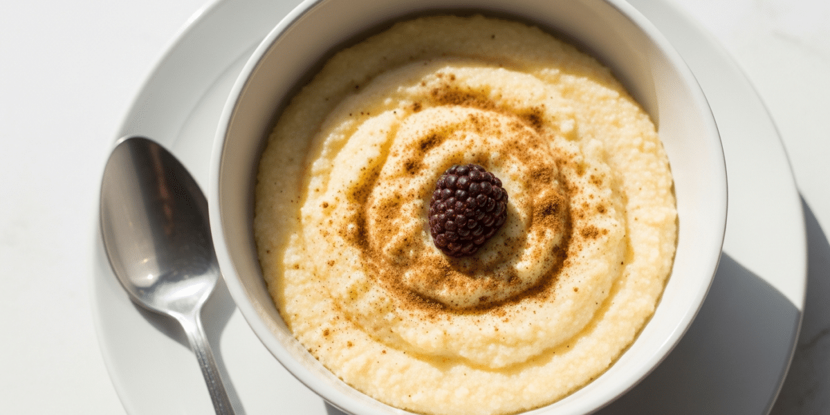 Semoule au lait sans FODMAP