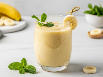 Smoothie Banane Sans FODMAP – Boisson Fraîche et Digestive