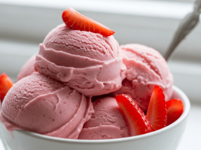 Sorbet Fraise Sans FODMAP
