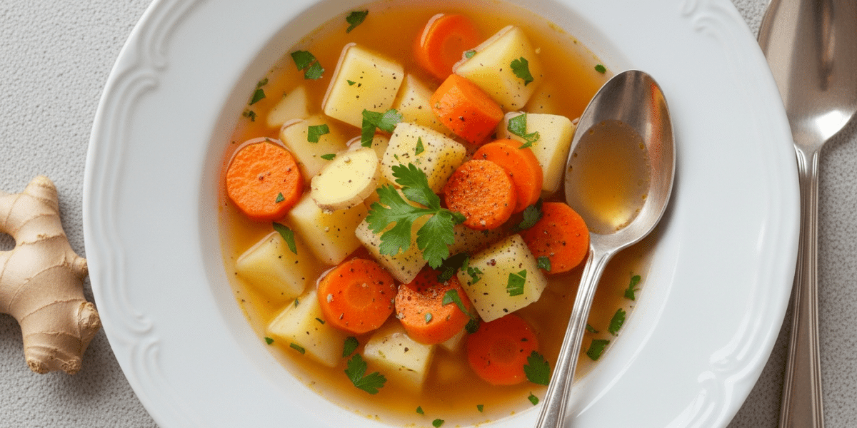Soupe de carottes sans FODMAP