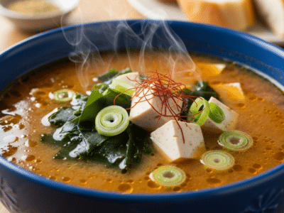 Soupe Miso sans Gluten et sans Soja