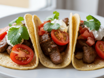 Tacos sans FODMAP délicieusement légers