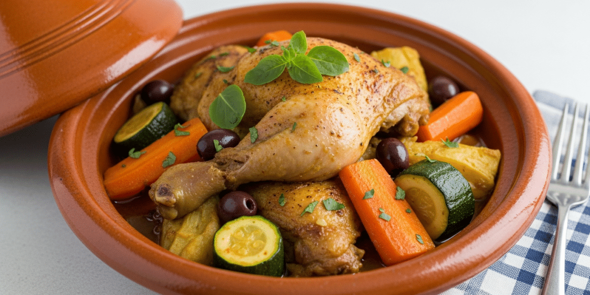 Tajine de poulet sans FODMAP