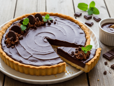 Tarte au chocolat sans FODMAP